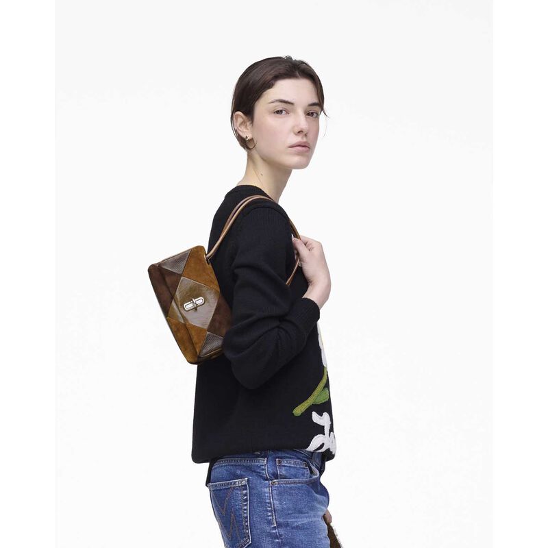 MARC JACOBS The Suede Patchwork Mini Dual Shoulder Bag image number 1
